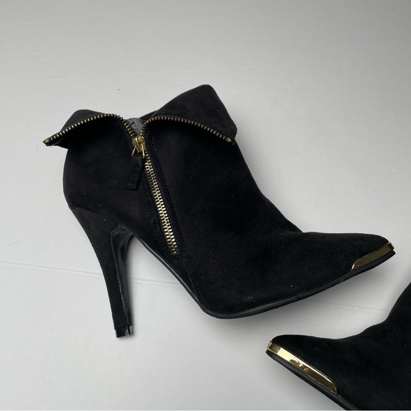 Torrid Black Faux Suede Booties - Picture 6 of 6